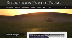 Desktop Screenshot of burroughsfamilyfarms.com